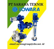 LOWARA PUMP SUBMERSIBLE & CENTRIFUGAL PUMP PT, SARANA TEKNIK 