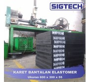 Karet Bantalan Elastomer Ukuran 600 x 300 x 55