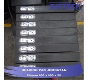 Bearing Pad Jembatan Ukuran 400 x 400 x 80