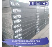 Elastomer Bearing Pad Ukuran 600x 950 x 20