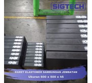 Karet Elastomer Sambungan Jembatan Ukuran 600 x 500 x 45