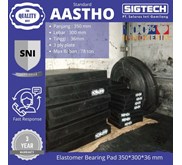 Elastomer Bearing Pad SIGTECH 350*300*36 mm