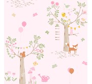 Wallpaper Dinding Anak Motif Aneka Hewan/ The Zoo/Mix