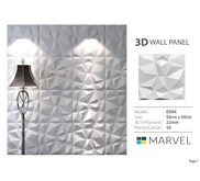 Wallpaper Dinding Marvel 3D Motif Diamond Drill White PVC