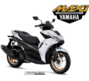 Motor Matic Yamaha Aerox 155 Connected ABS ( Prestige Silver )
