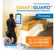 Automatic Hand Sanitizer Dispenser dengan Digital Signage - Standing