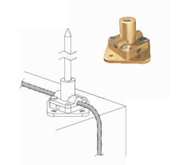 FLAT AIR TERMINAL BASE, AIR TERMINAL BASE, AIR ROD BASE