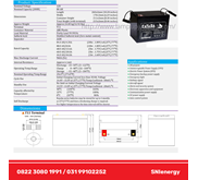 Baterai VRLA GEL 80 Ah 12 V