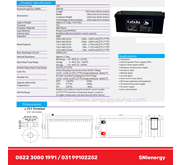 Baterai VRLA GEL 200 Ah 12 V