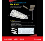 Lampu jalan surya two in one 50w