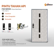Pintu Tahan Api FSD Series 75 (Future Steel Door)