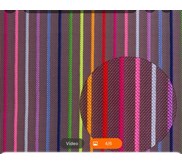 Kain Nylon Jaring Pelangi Rainbow Organza