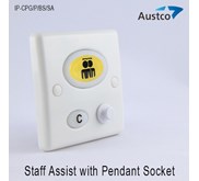 Nurse Call IP Staff Assist with Pendant Socket