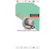 Crelec Ring Blower Type HB-529
