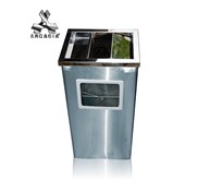 Tempat Sampah Persegi Full Stainless 430, 91045