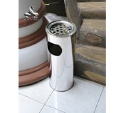Tempat Sampah Bulat Stainless Steel, Perforated - 91002