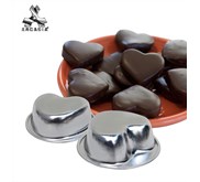 Cetakan Kue Bentuk Hati, Aluminium, 80033