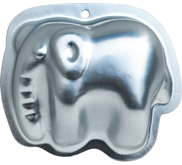 Cetakan Kue Bentuk Gajah, Aluminium - 80071