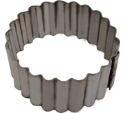 Round Wave Cutter, Cetakan Kue Lingkaran gelombang Aluminium, 85000