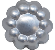 Cetakan Kue mini cookie Bunga Aluminium 8 pcs, 80032