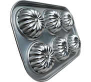 Bunga Chrysant Pan 6 in 1, Cetakan Kue Aluminium, 80064