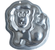 Cetakan Kue / Pudding Bentuk Singa, Aluminium, 80072
