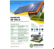 Paket Tenaga Surya 200WP Solar Cell for Marine Boats