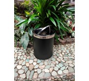 Dustbin Swing Mini Black 20 cm, Tempat Sampah Stainless, 91081