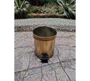 Pedal Bin stainless Gold 7 Ltr Plastic Bucket, Tempat Sampah - 91090