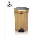 Pedal Bin Stainless 12 Lt Gold, Tempat Sampah - 91091