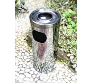 Asbak Tempat Sampah Stainless sedang (30lt), 91001