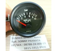 VDO OIL PRESSURE INDICATOR 0-10 BAR DIAMETER GAUGE 52MM - GENUINE ASLI