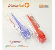 Paket Sendok & garpu Tisu tusuk gigi