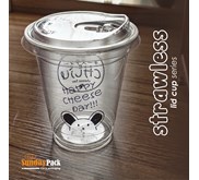 Gelas Cup Strawless Piring