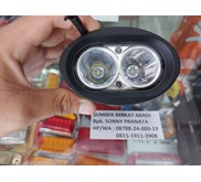 LAMPU SOROT LED SPOT LAMP 2 TITIK MATA 12V 24V SINAR PUTIH WHITE LIGHT