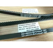 PERKINS 2614B655 V-BELT 2614B555 FAN BELT - ISI 2 PIECES - GENUINE