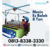 Mesin Es Balok Kapasitas 8 Ton