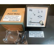 HERTZ METER ANALOG JARUM MANUAL 45-55HZ DIMENSI 96x96 MM - TOP QUALITY