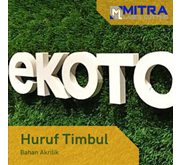 Jasa Pembuatan Huruf Timbul Akrilik
