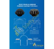 Roof Drain Aluminium /Talang Air Aluminium (RD-C) Dia. 2 Inch