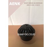 Roof Drain Aluminium / Talang Air Aluminium (RD-C) Dia. 4 Inch