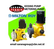 Dosing & Metering Pump Milton Roy Indonesia PT. SARANA TEKNIK