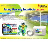 Jaring Gawang Sepakbola 4mm JGS-04