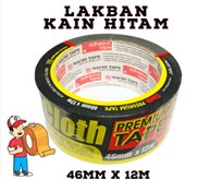 Lakban hitam 46mm x 12m