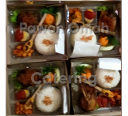 Nasi kotak dekat makam Gus Dur Jombang Jawa Timur
