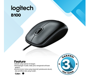 Wired Mouse Logitech B100