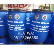 Drum plastik 60 Liter untuk tempat sampah