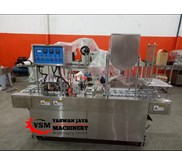 MESIN PENUTUP GELAS 2 LINE MESIN CUP SEALER 2 LINE UNTUK AMDK
