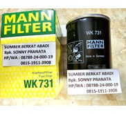 MANN FILTER WK 731 WK731 WK-731 FUEL FILTER - GENUINE