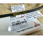 DEUTZ KHD 0223 5256 HX RIBBED BELT 0223-5256 HX FAN BELT 02235256 HX